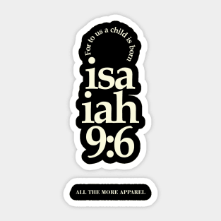 Isaiah 9:6 Sticker